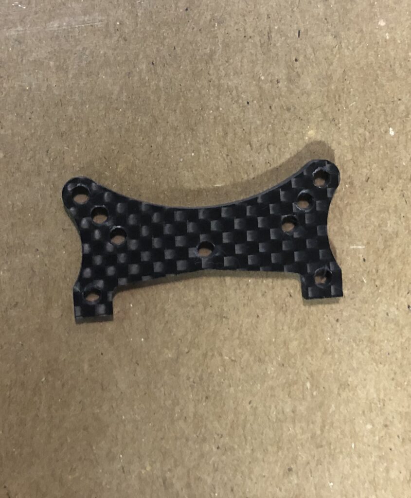 Carbon Fiber EPX Front Shock Tower Next Level Racing Performance